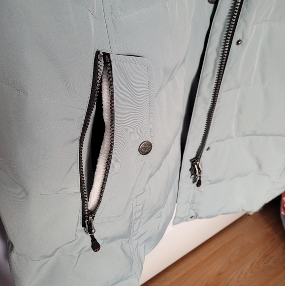 3x Down Light Mint Green Parka - Picture 13 of 14